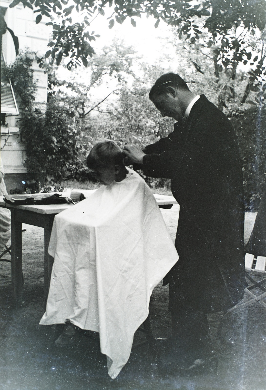 1939, Széman György, barber, Fortepan #115682