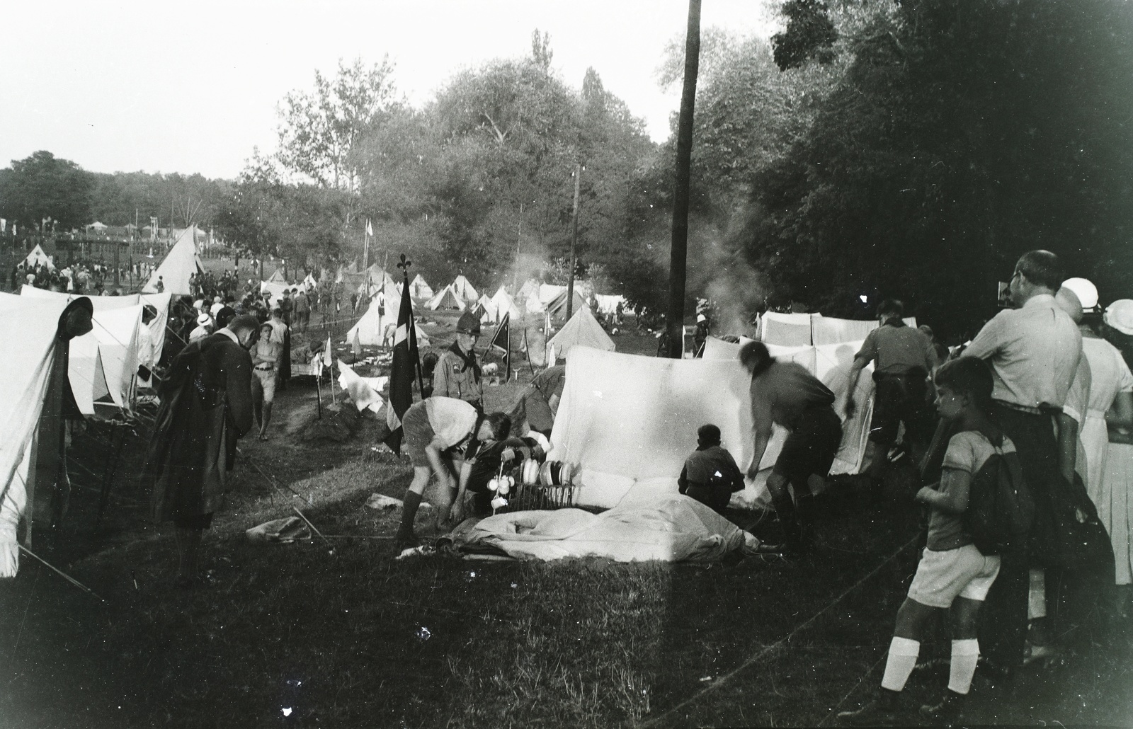 1939, Széman György, camping site, Fortepan #115695