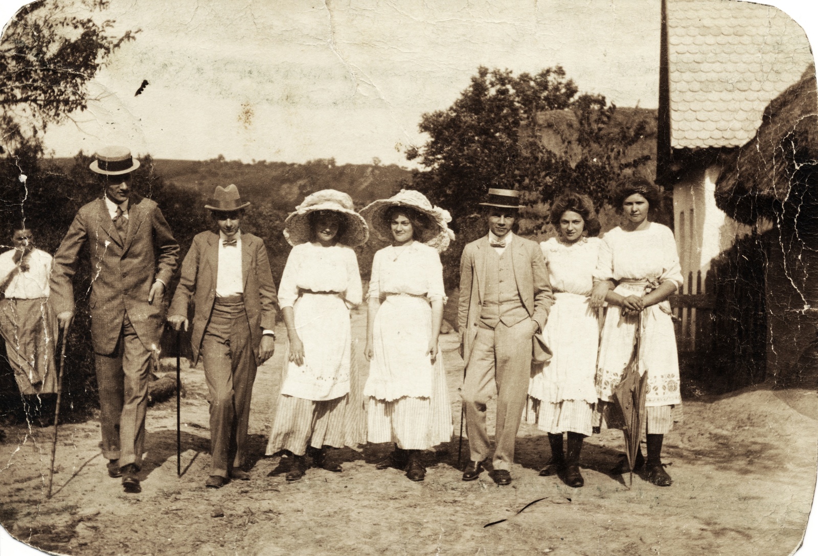 1915, Széman György, hat, Fortepan #115823