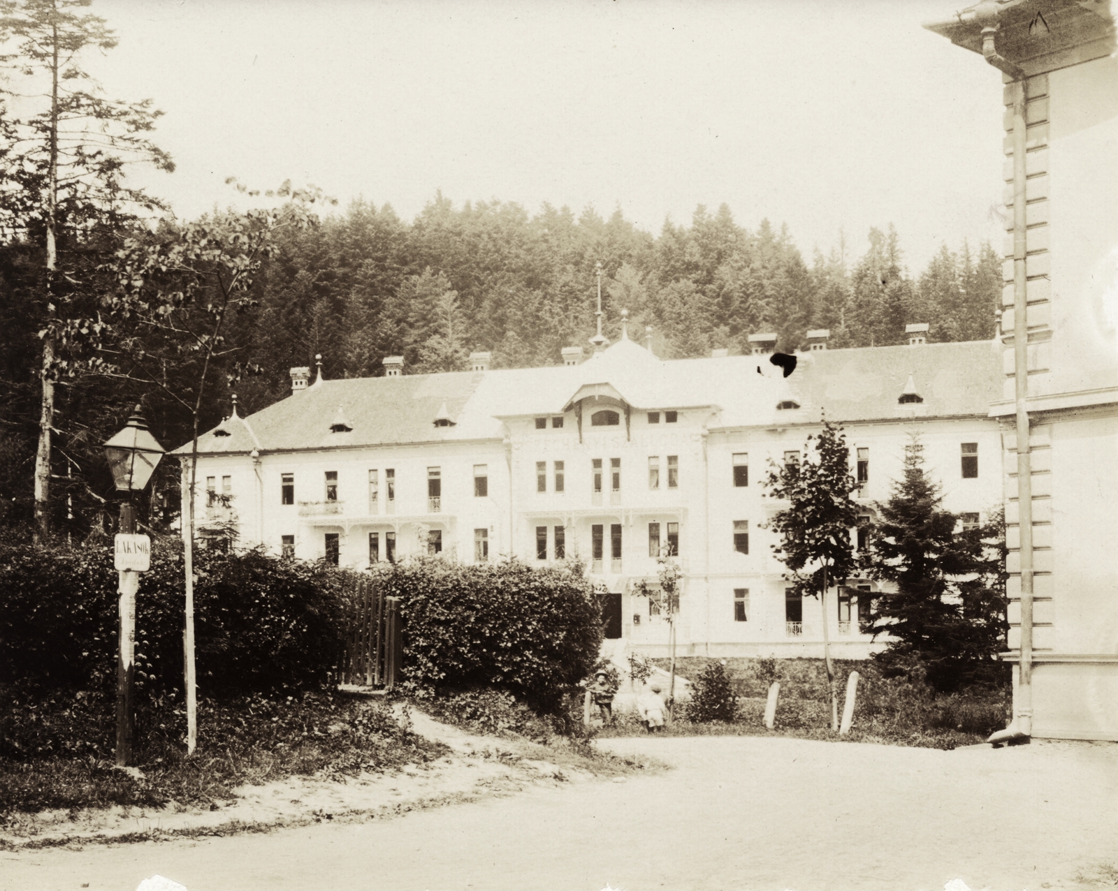 Szlovákia, Bártfafürdő, Széchenyi Szálloda., 1906, Széman György, szálloda, Fortepan #115828