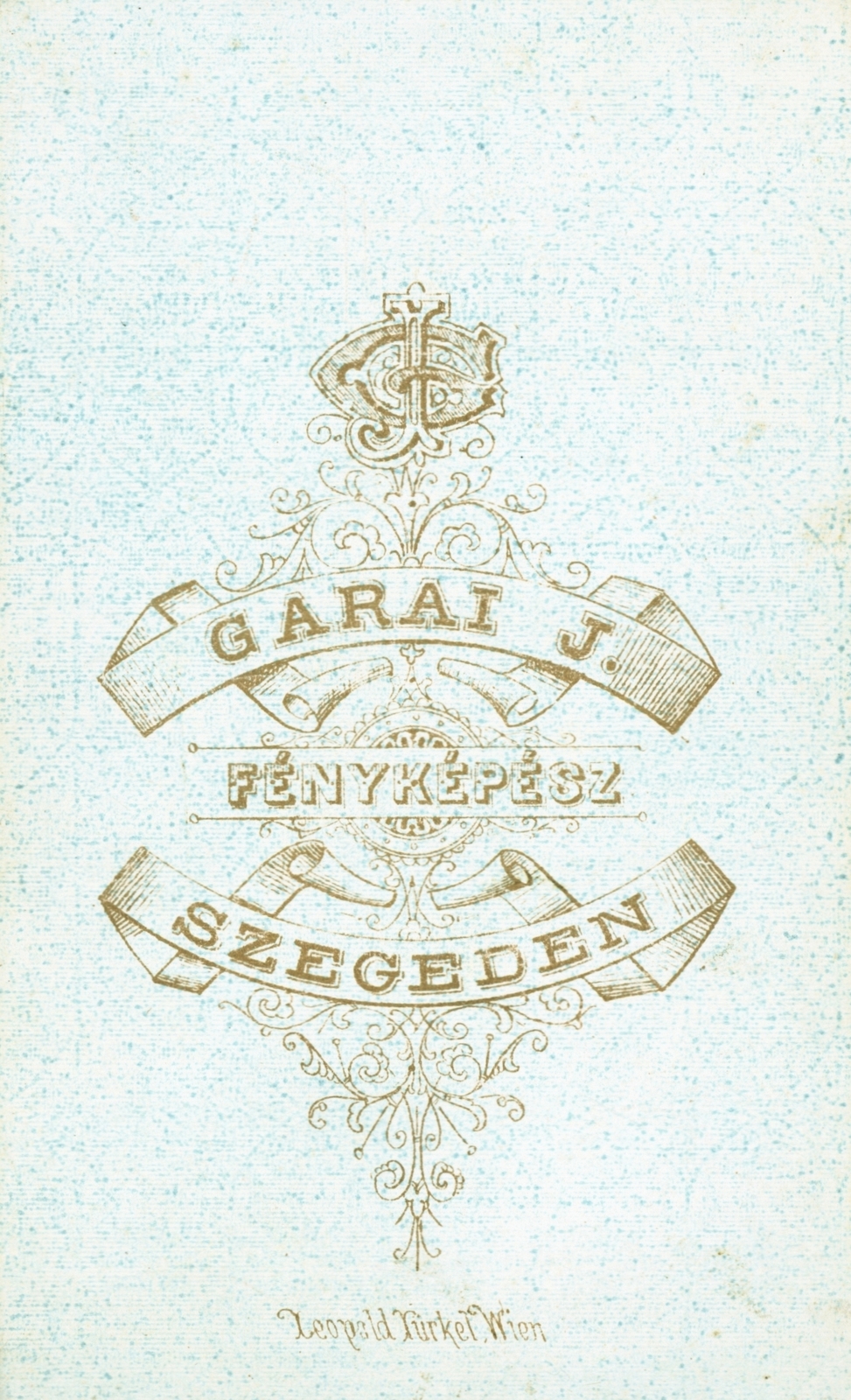 Hungary, Szeged, Somogyi utca 19. / 24., Garai Ignác fényképész., 1900, Holló Krisztina, studio, photographer, verso, Fortepan #116009