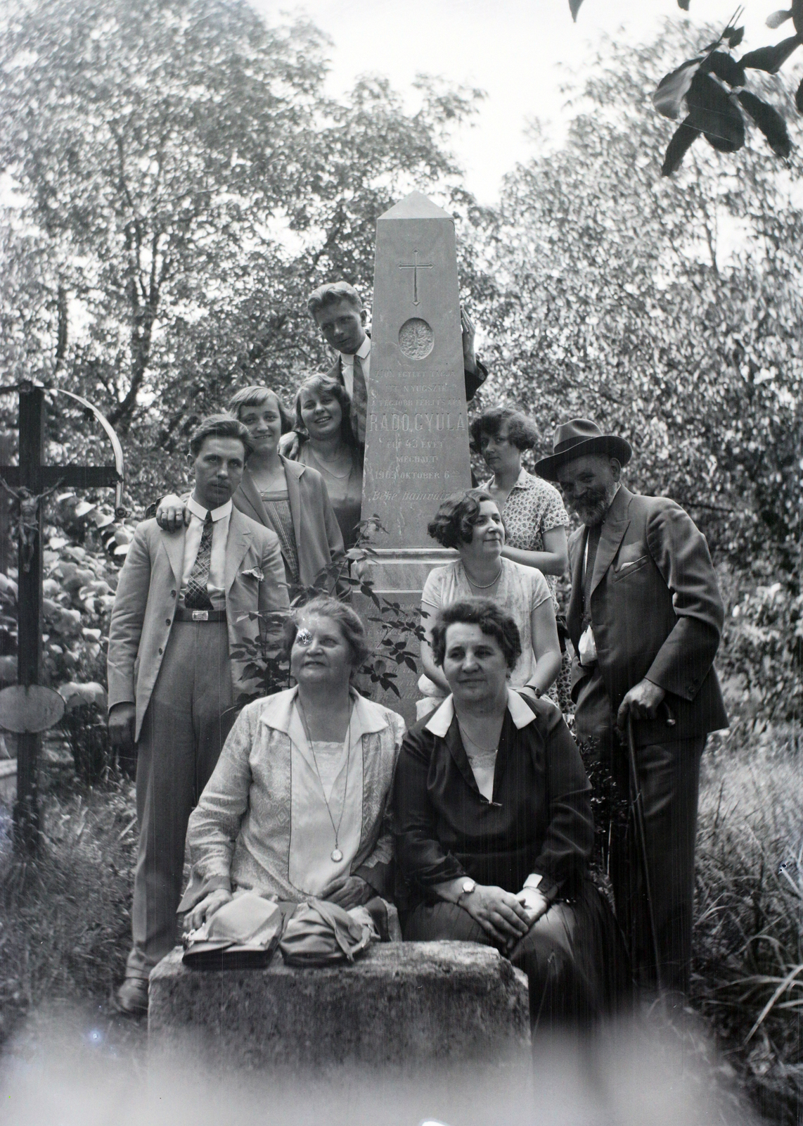 1935, Koroknai-Tegez Ferenc, cemetery, Fortepan #116030