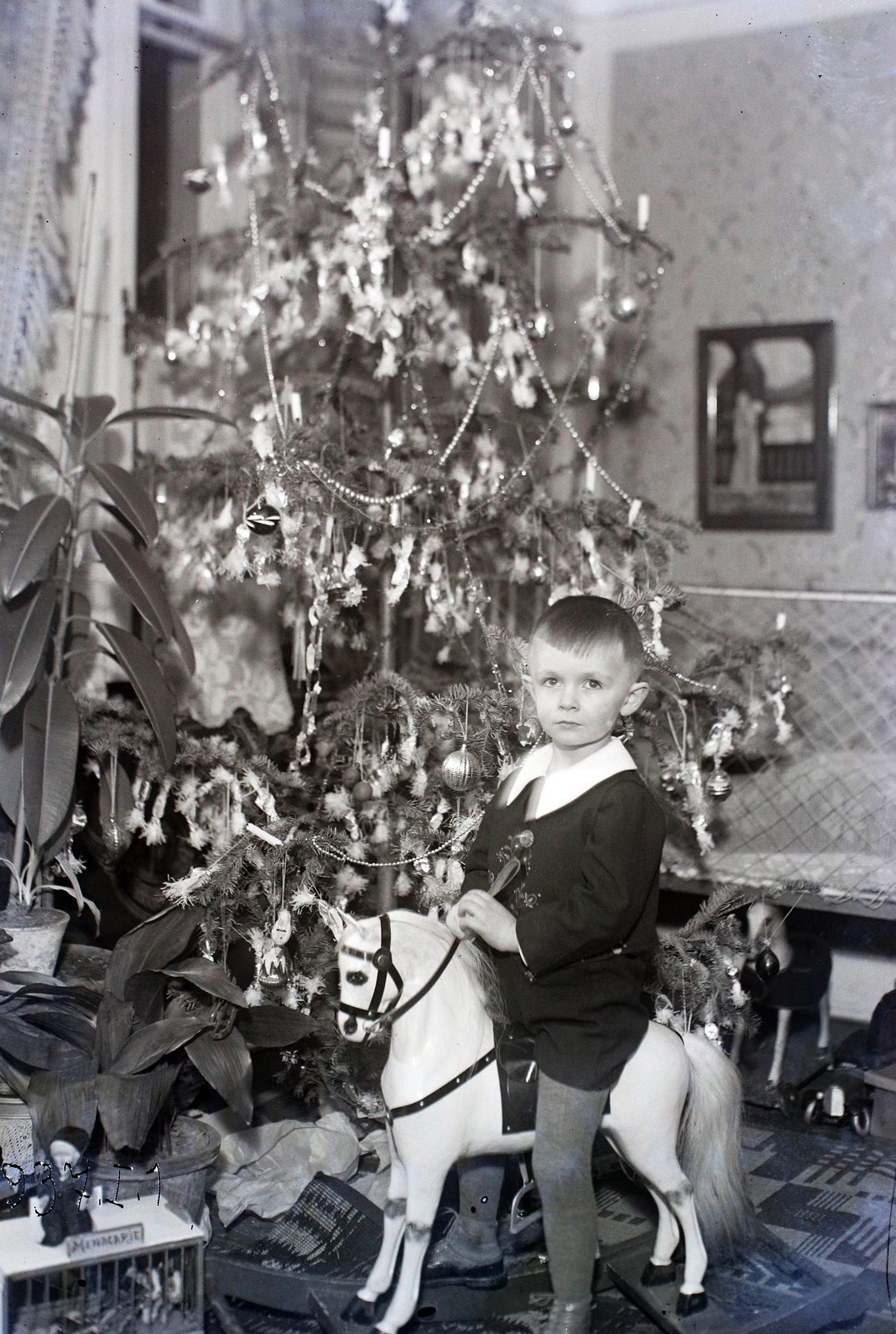1938, Koroknai-Tegez Ferenc, Christmas, Fortepan #116041