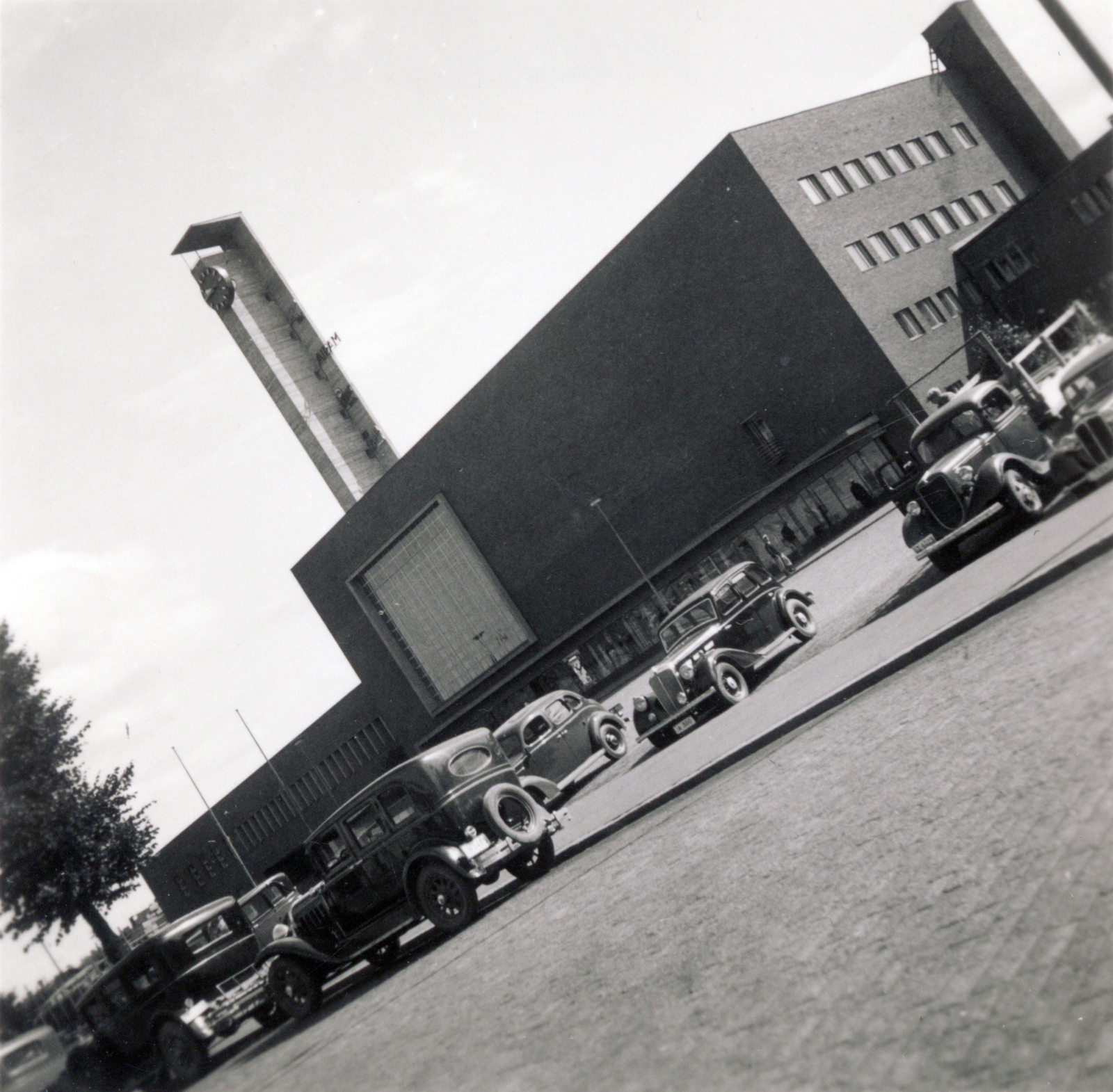 Finland, Tampere, pályaudvar., 1937, Lettner József, slanted, Fortepan #116181