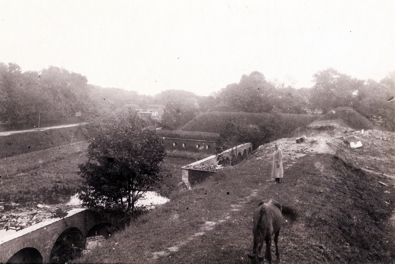 Poland, Dęblin (eredetileg Ivangorod) - erőd., 1915, Visnyovszky Éva, First World War, fort, Fortepan #116261