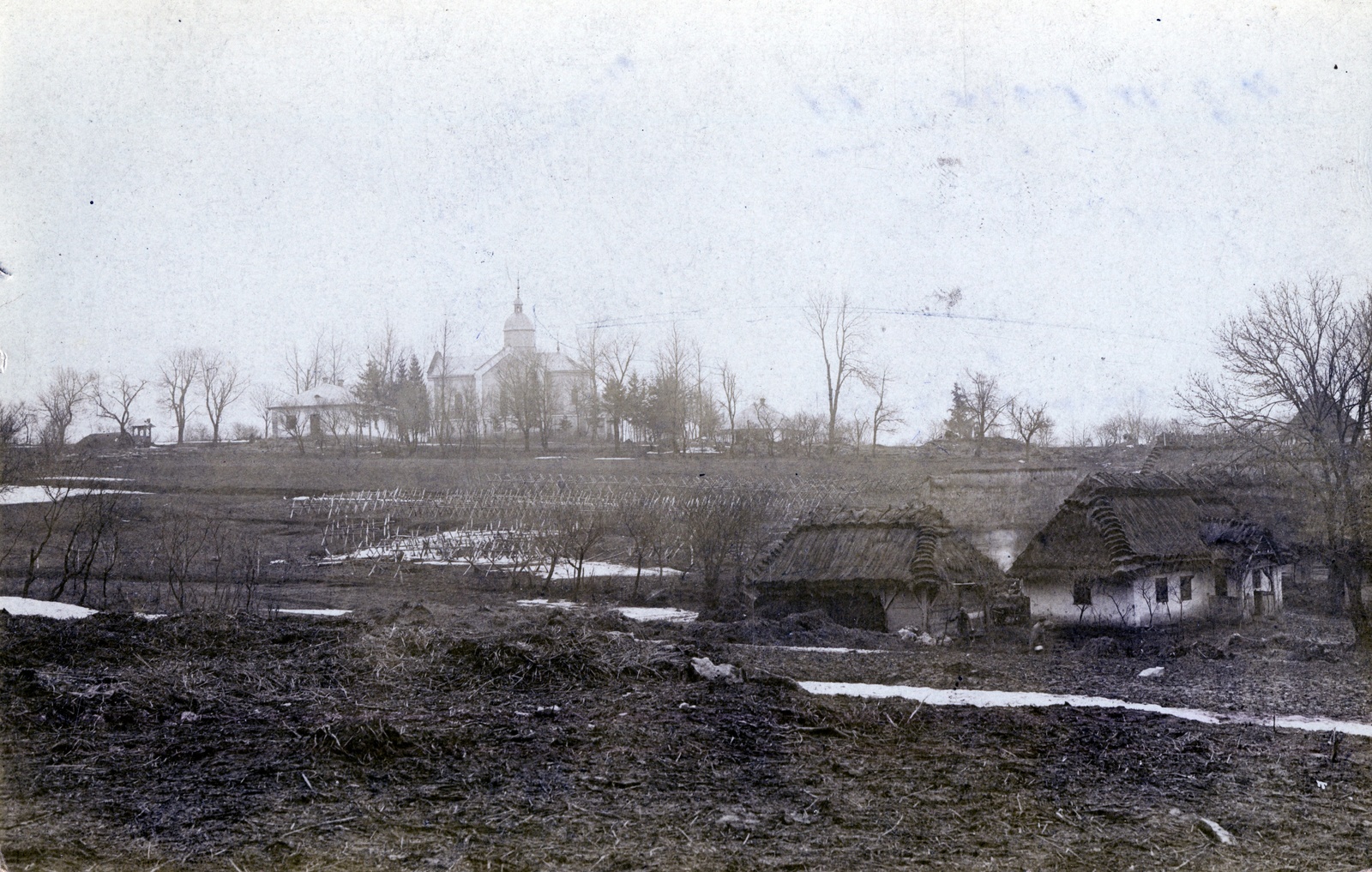 1915, Visnyovszky Éva, First World War, church, Fortepan #116265