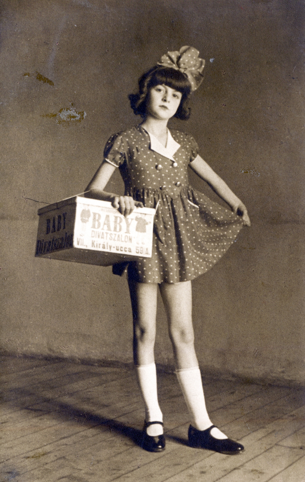 1933, Rothman család, costume, fashion photo, posture, Fortepan #116416