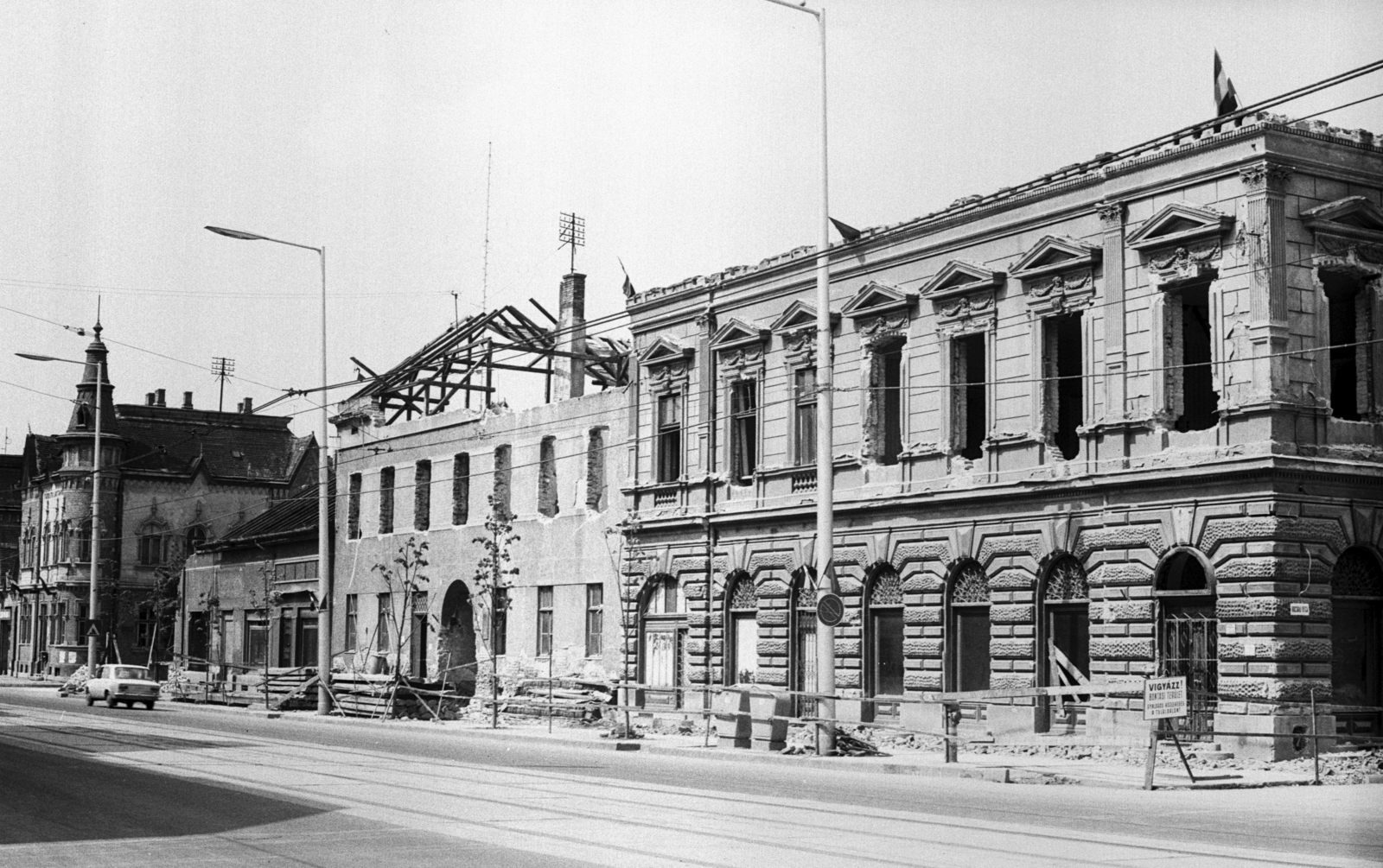 Hungary, Szeged, Kossuth Lajos sugárút a Bocskai utcától a Szilágyi utca felé nézve., 1976, Bartók István, Fortepan #116681