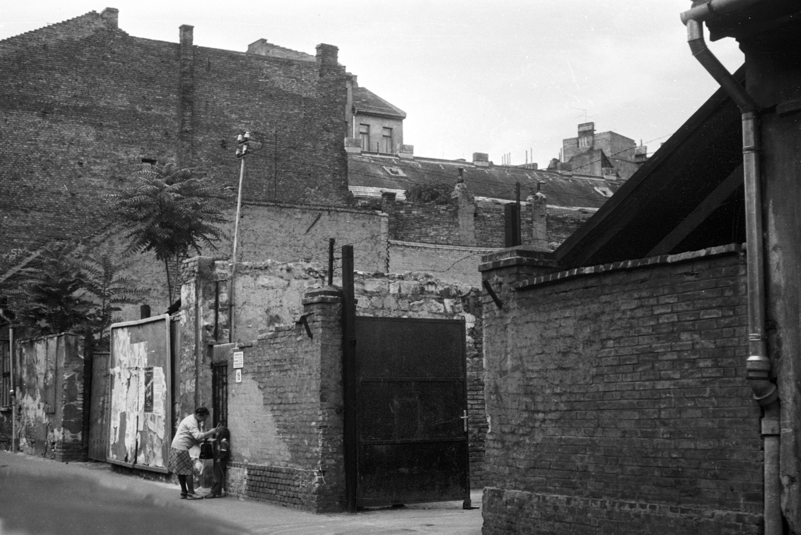 Hungary, Budapest VIII., jobbra Futó utca 18. kapuja., 1973, Bartók István, Budapest, Fortepan #116696