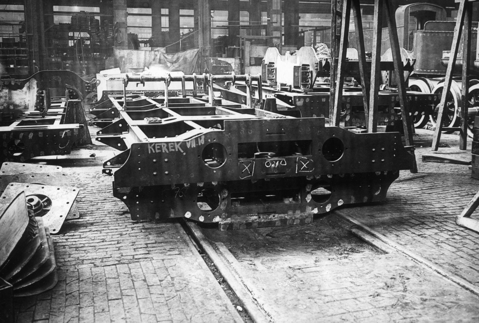 1951, Falk György, coach, wheel, Fortepan #116719