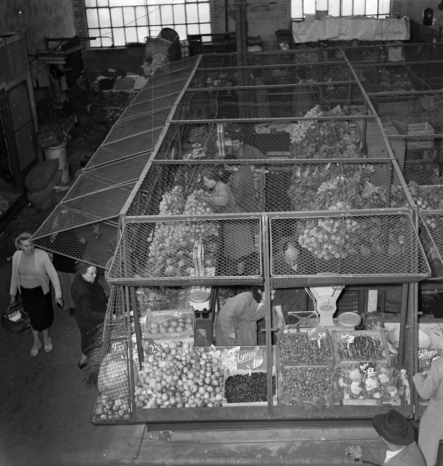 Hungary, 1959, FSZEK Budapest Gyűjtemény / Sándor György, Sándor György, market, Fortepan #116882