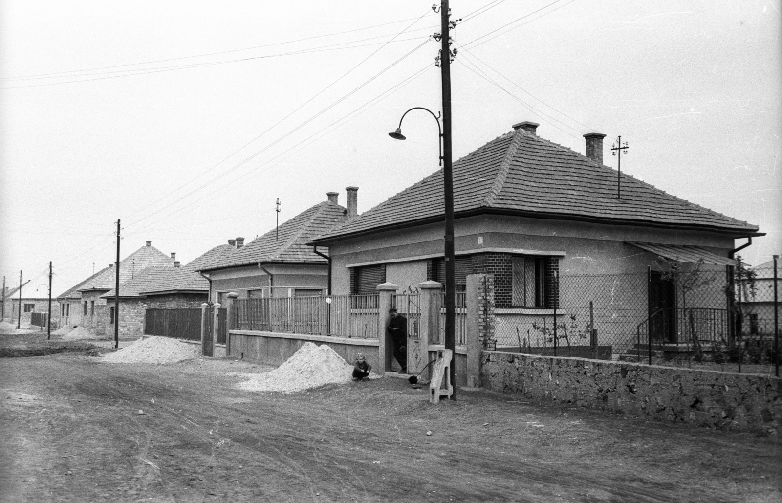 Hungary, 1961, FSZEK Budapest Gyűjtemény / Sándor György, Sándor György, house, Fortepan #116960