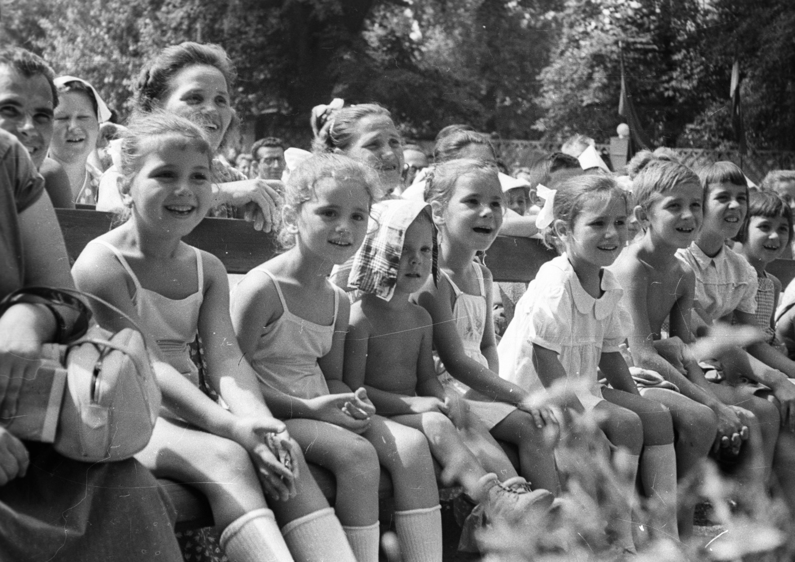 1957, FSZEK Budapest Gyűjtemény / Sándor György, Sándor György, nyár, gyerekek, Fortepan #116985