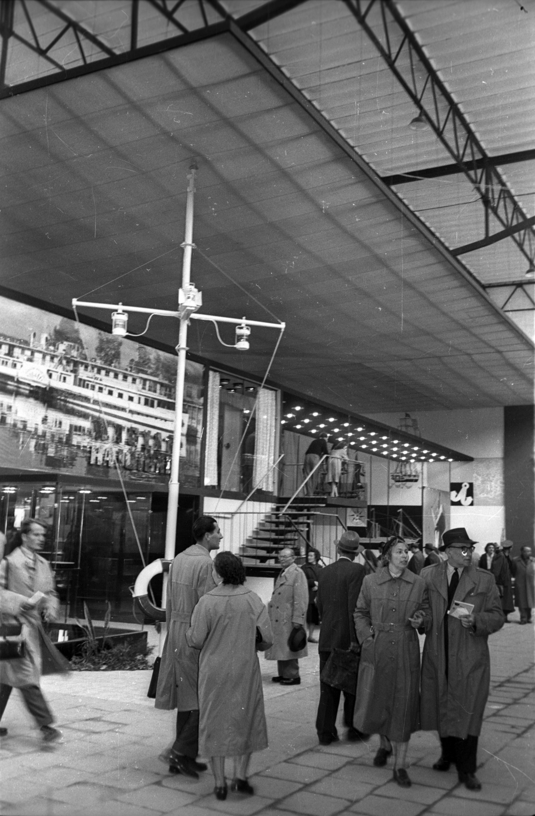 Hungary, Budapest XIV., a magyar hajóipar kiállítása., 1959, FSZEK Budapest Gyűjtemény / Sándor György, Sándor György, Budapest, Fortepan #117188