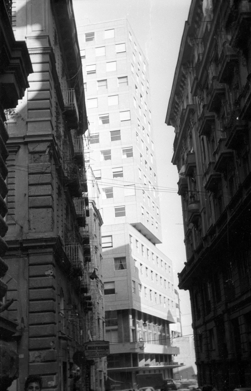Italy, Naples, Via Augusto Witting a Via Maio di Porto torkolatától a Piazza Matteo Schilizzi felé nézve., 1965, Aradi Péter, Szenczi Mária, Fortepan #117257