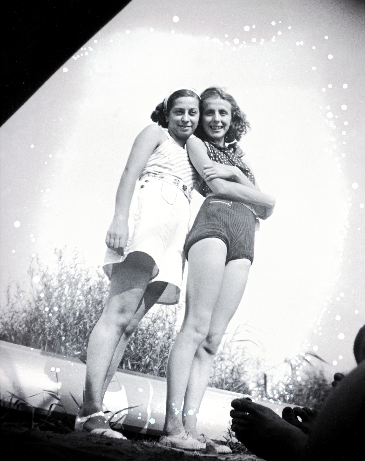 1939, Glázer Attila, summer, sandal, summer dresses, Fortepan #117858