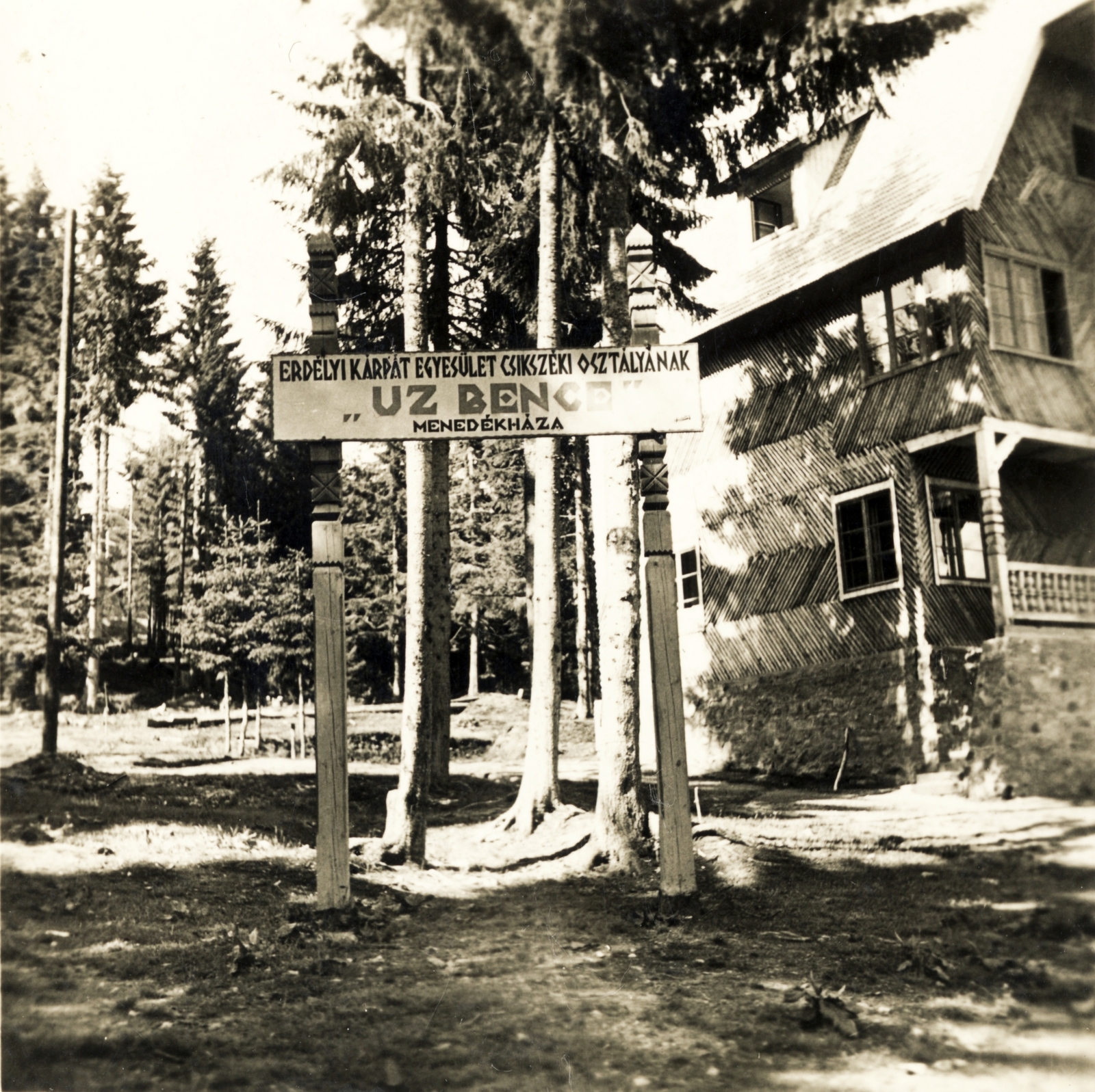 Romania,Transylvania, Harghita-Bai, Uz Bence menedékház., 1944, Kösztler Ildikó, safe house, Fortepan #118114