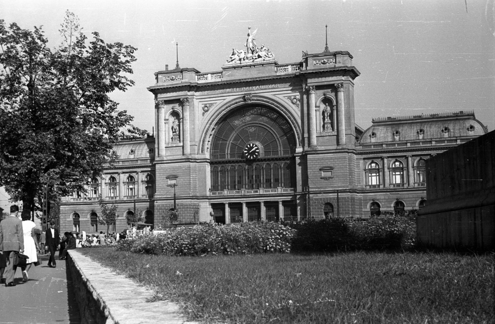 Magyarország, Budapest VIII., Baross tér, Keleti pályaudvar., 1967, Fortepan/Album013, Budapest, Fortepan #118159