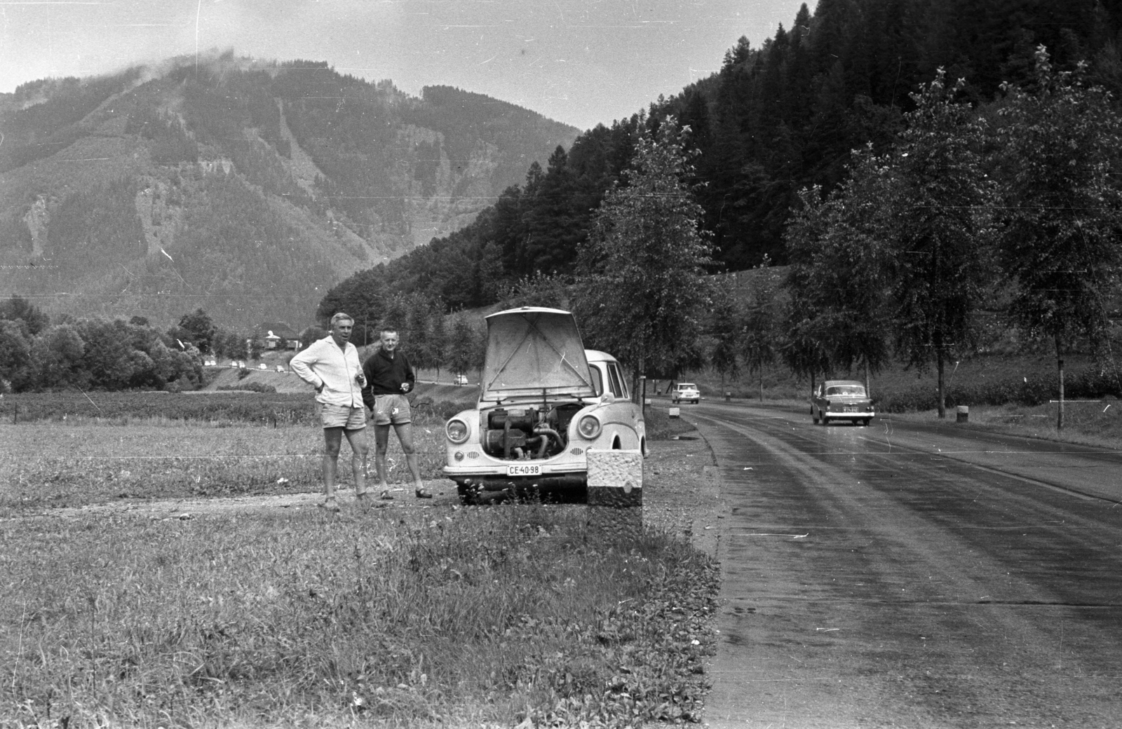 1965, Fortepan/Album013, Trabant-brand, number plate, Fortepan #118162