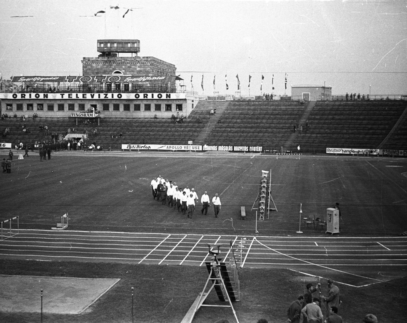 Hungary, Népstadion, Budapest XIV., atlétikai verseny., 1968, Fortepan/Album013, Budapest, Fortepan #118185