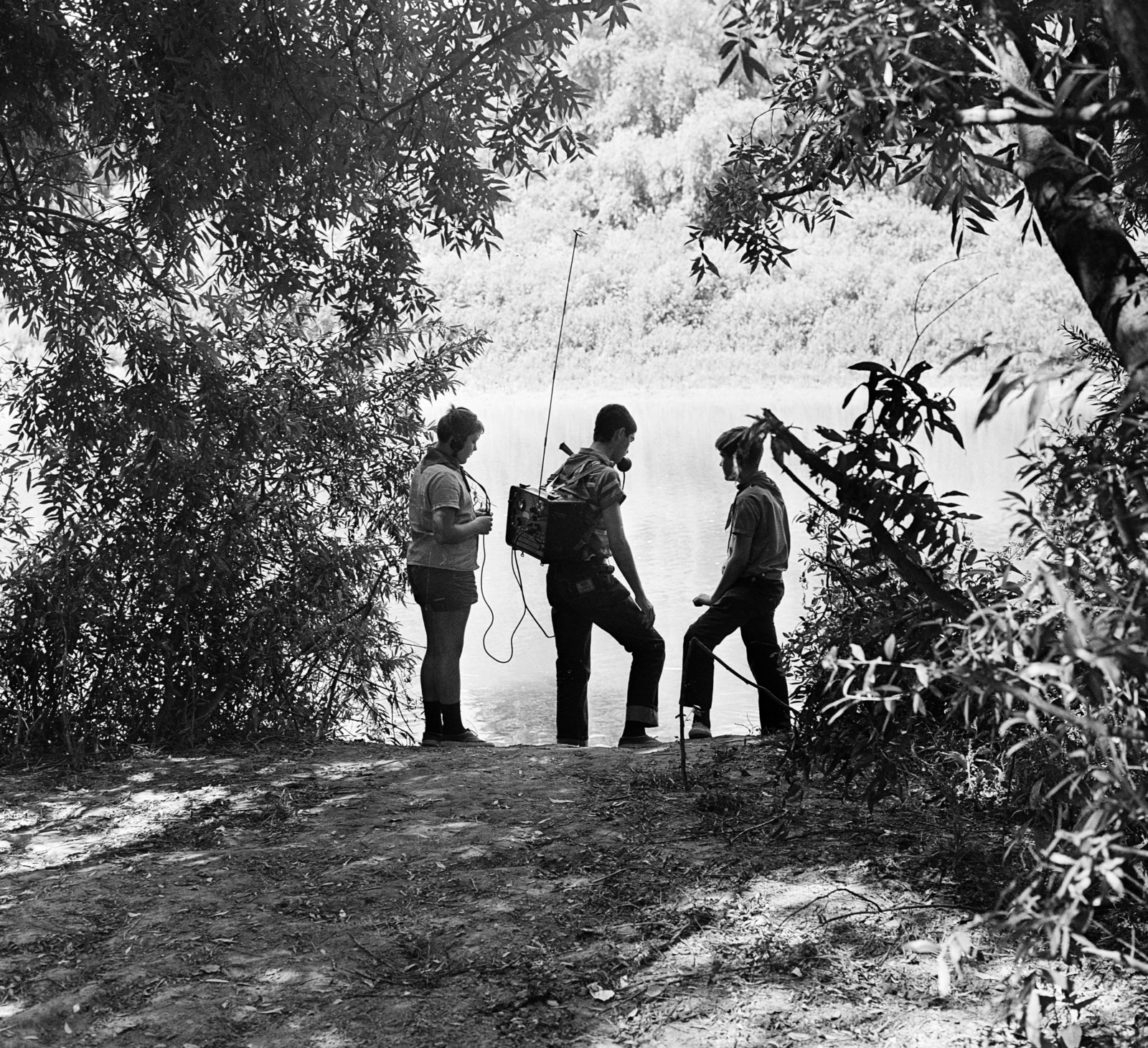 1971, MHSZ, radio broadcasting, Fortepan #118322