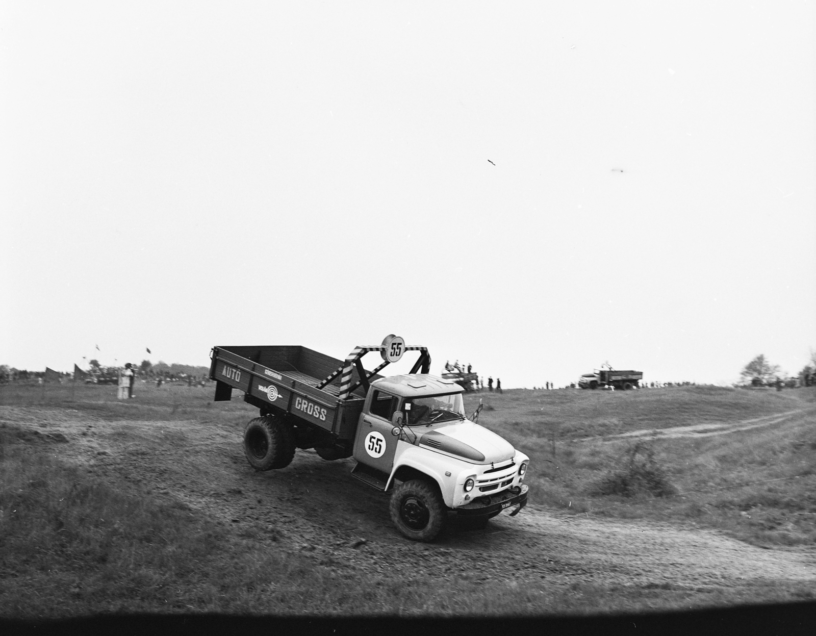 Hungary, Bér, a Volán Tröszt teherautócross versenye., 1978, MHSZ, commercial vehicle, ZIL-brand, number plate, Fortepan #118477