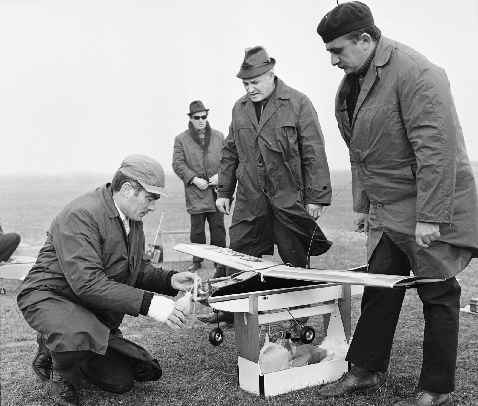 Hungary, 1969, MHSZ, model plane, Fortepan #118491