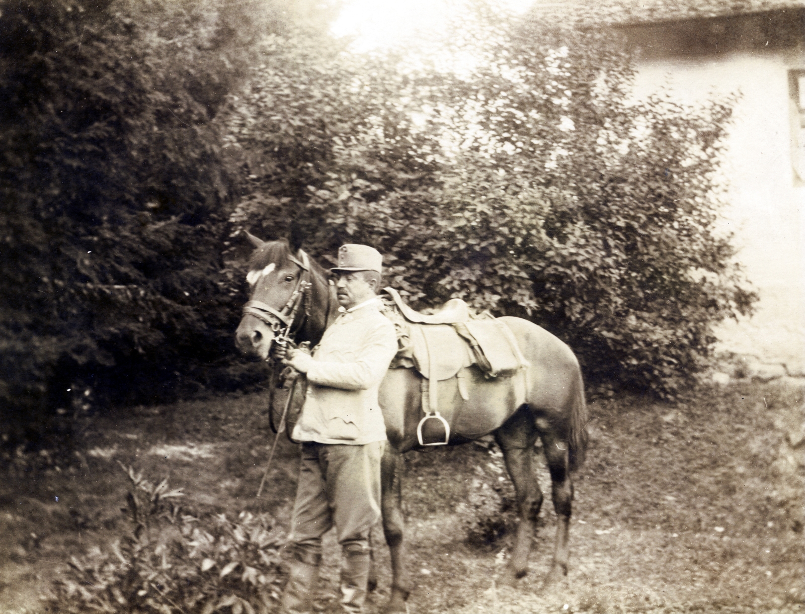 1918, Uj Nemzedék napilap, First World War, rider, Fortepan #118704
