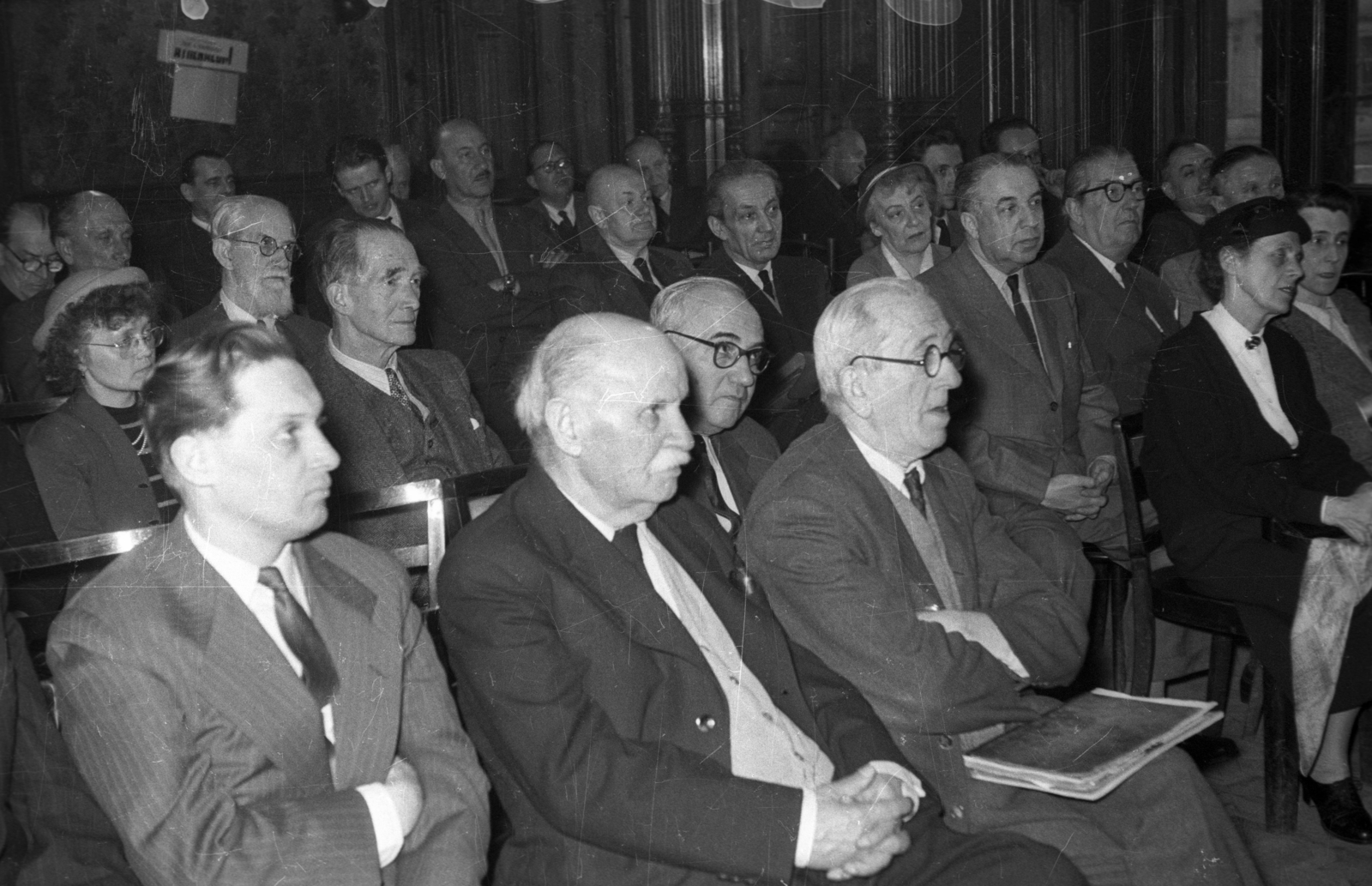 Hungary, 1958, FSZEK Budapest Gyűjtemény / Sándor György, Sándor György, audience, Fortepan #118980