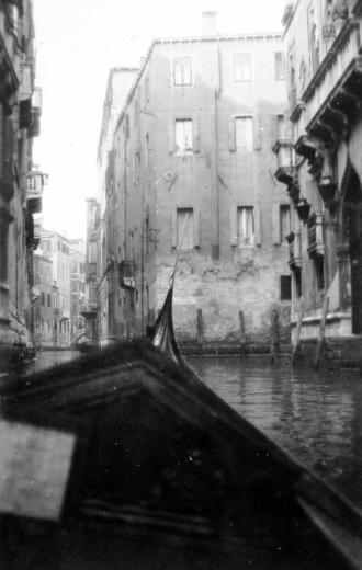 Italy, Venice, Rio dei Barcaroli, jobbra a a Palazzo Molin látható a Rio dei Fuseri sarkán., 1927, Kurutz Márton, Fortepan #11910