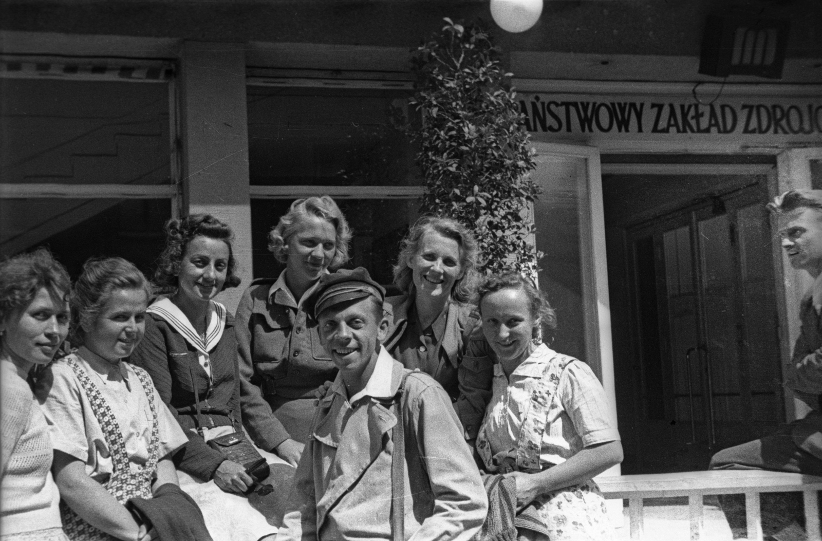 Poland, 1947, Bogdan Celichowski, tableau, youth, Fortepan #119235