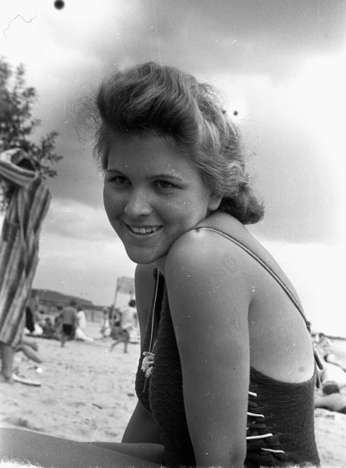 Poland, Sopot, Strand., 1943, Bogdan Celichowski, Fortepan #119487