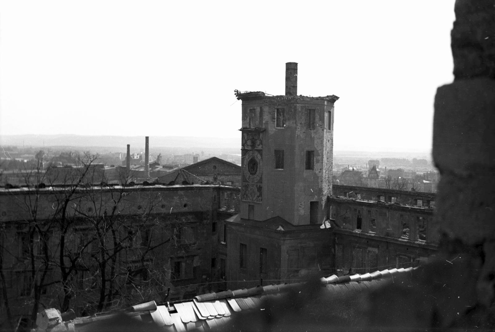 Lengyelország, Szczecin, a Pomerániai Hercegség Vára., 1947, Bogdan Celichowski, kastély, Fortepan #120011