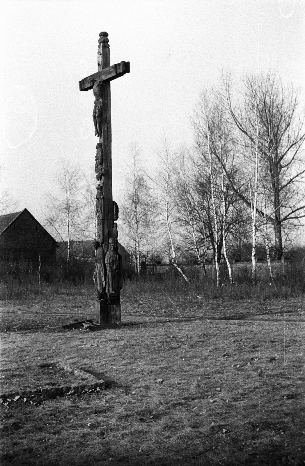 Poland, 1947, Bogdan Celichowski, cross, crucifix, Fortepan #120142