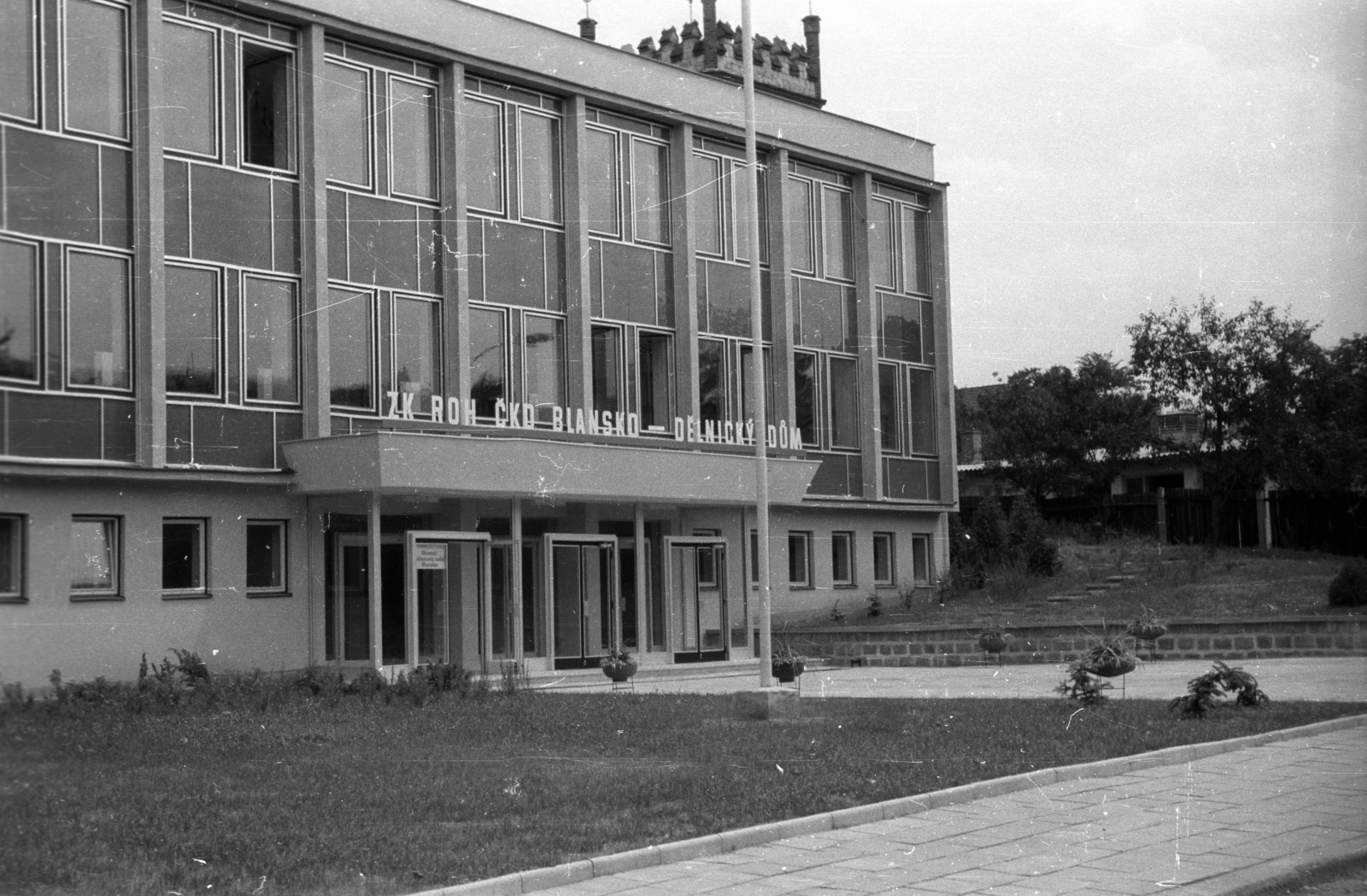 Czech Republik, Blansko, ulice Hybešova, Munkásotthon., 1970, Bogdan Celichowski, Czechoslovakia, Fortepan #120227