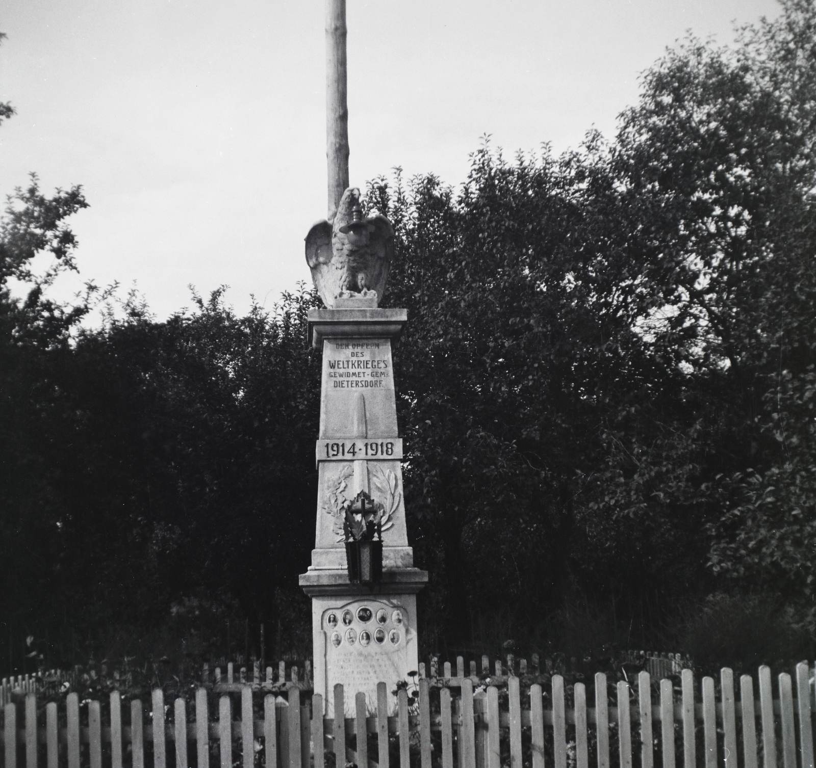 Austria, Dietersdorf bei Fürstenfeld, I. világháborús emlékmű., 1928, Hanser Mária, First World War, monument, Fortepan #120494