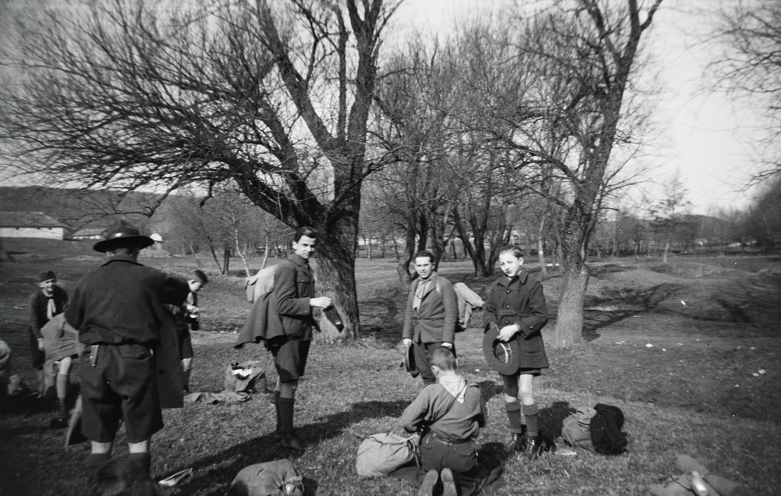 1935, Hanser Mária, cserkész, Fortepan #120529
