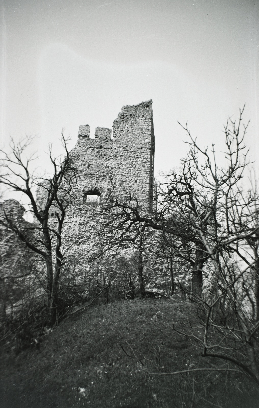 Magyarország, Vértessomló, Vitányvár., 1935, Hanser Mária, várrom, Fortepan #120530