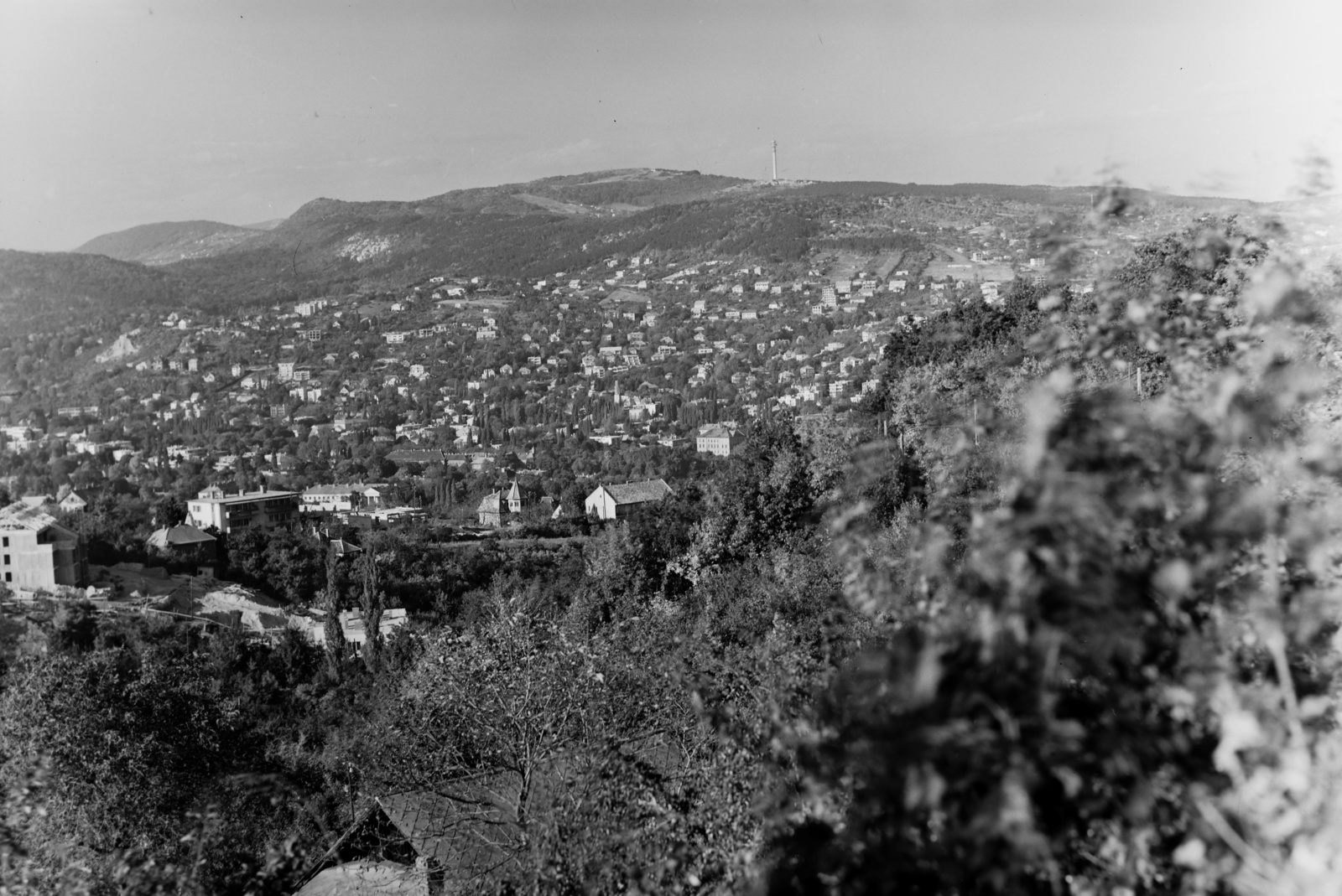 Magyarország, Budapest XII.,Budapest II., kilátás az Istenhegyi lejtő környékéről Pasarét felé., 1973, Inkey Tibor, Budapest, Fortepan #120724