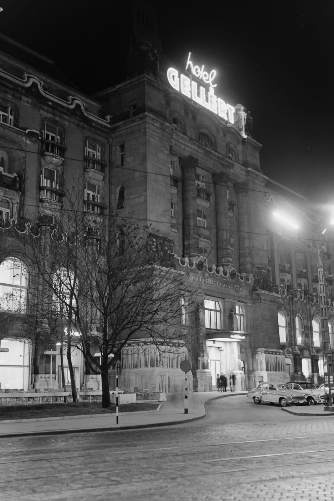 Hungary, Budapest XI., Szent Gellért tér, Gellért Szálló., 1966, Inkey Tibor, hotel, Budapest, Fortepan #120739
