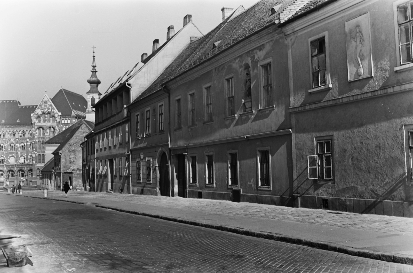 Hungary, Budapest I., Fortuna utca a Bécsi kapu tér felé nézve., 1962, Inkey Tibor, Budapest, Fortepan #120759