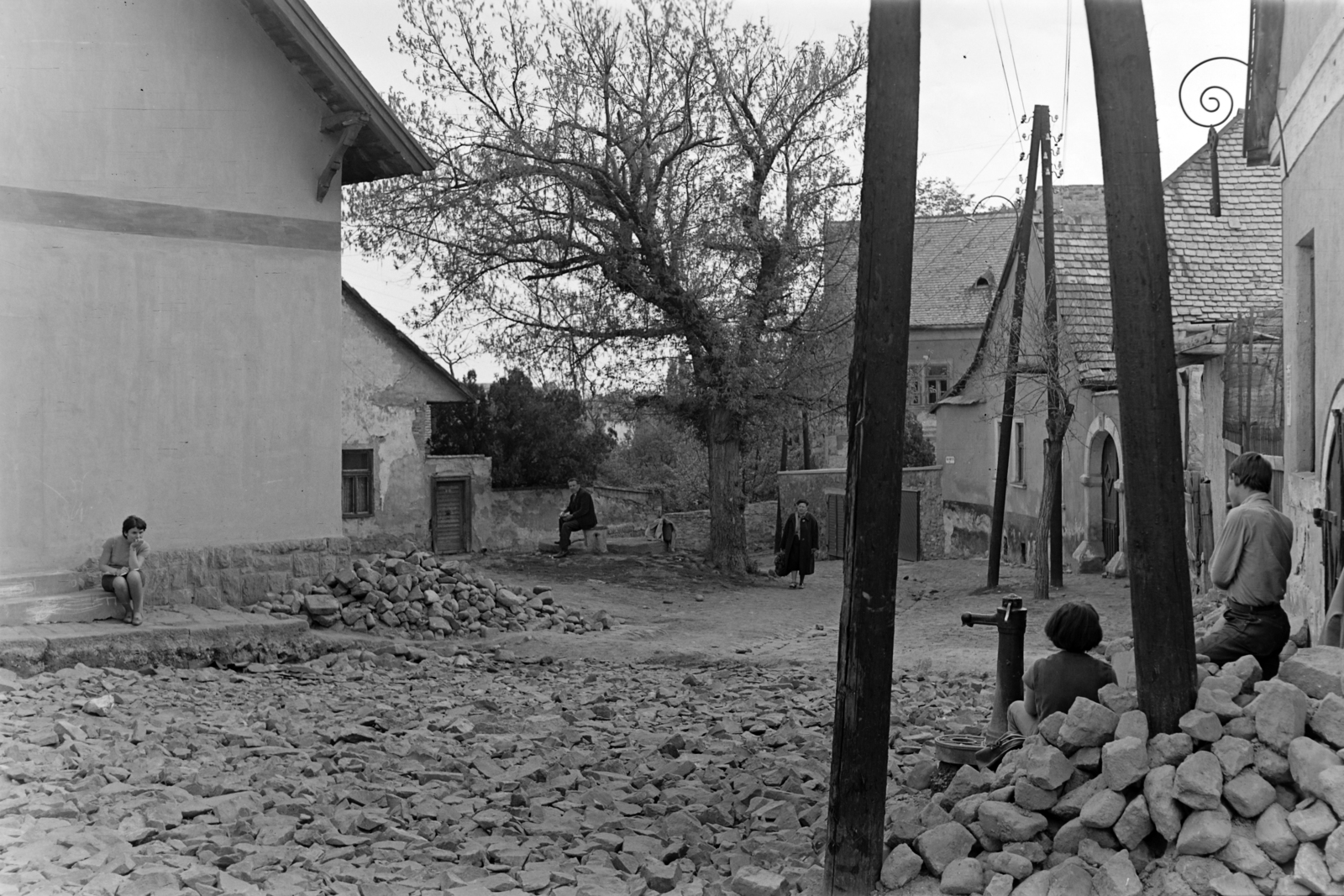 Hungary, Szentendre, Rab Ráby tér., 1961, Inkey Tibor, Fortepan #120841