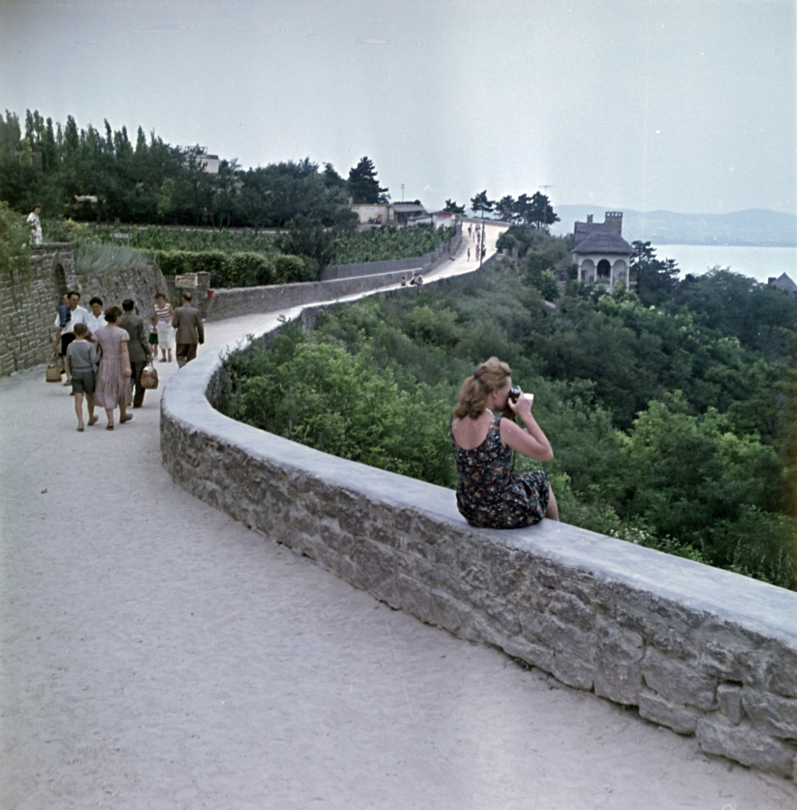 Hungary,Lake Balaton, Tihany, Pisky sétány., 1959, Inkey Tibor, Fortepan #120852