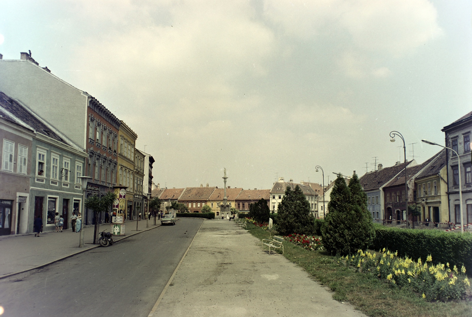 Hungary, Sopron, Várkerület (Lenin körút) az Árpád utca felől az Ikvahíd felé nézve., 1965, Inkey Tibor, colorful, Fortepan #121035