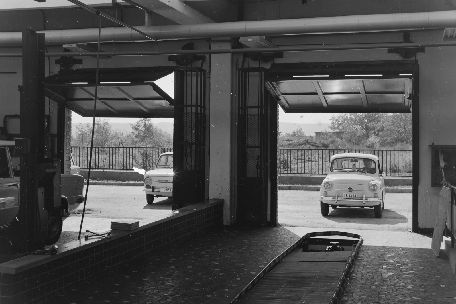 Hungary, Budapest XI., Boldizsár utca, a Magyar Autóklub Műszaki Állomása., 1971, UVATERV, Budapest, Fortepan #121119