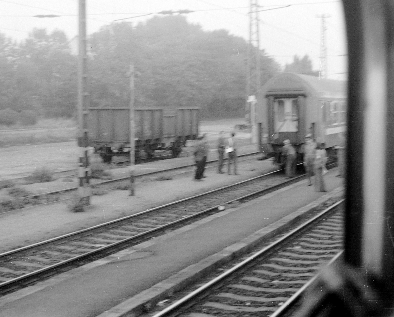 1980, G K, MÁV, vasút, határőrség, határállomás, Fortepan #12322