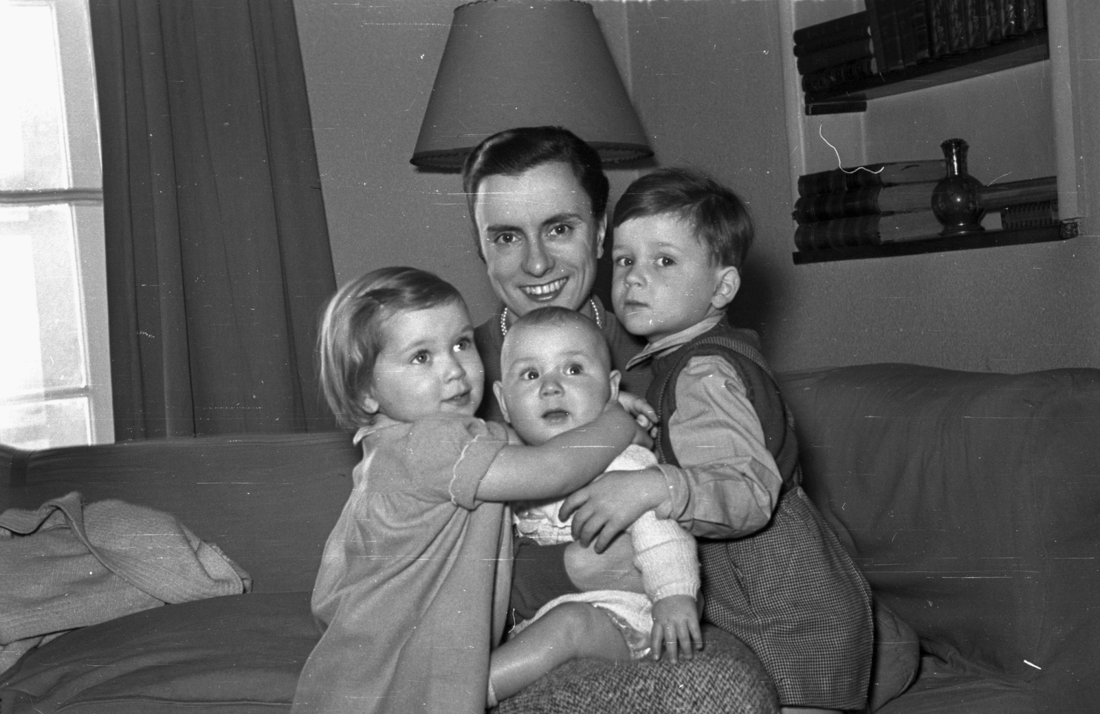 1953, Hámori Gyula, mother, Fortepan #123502