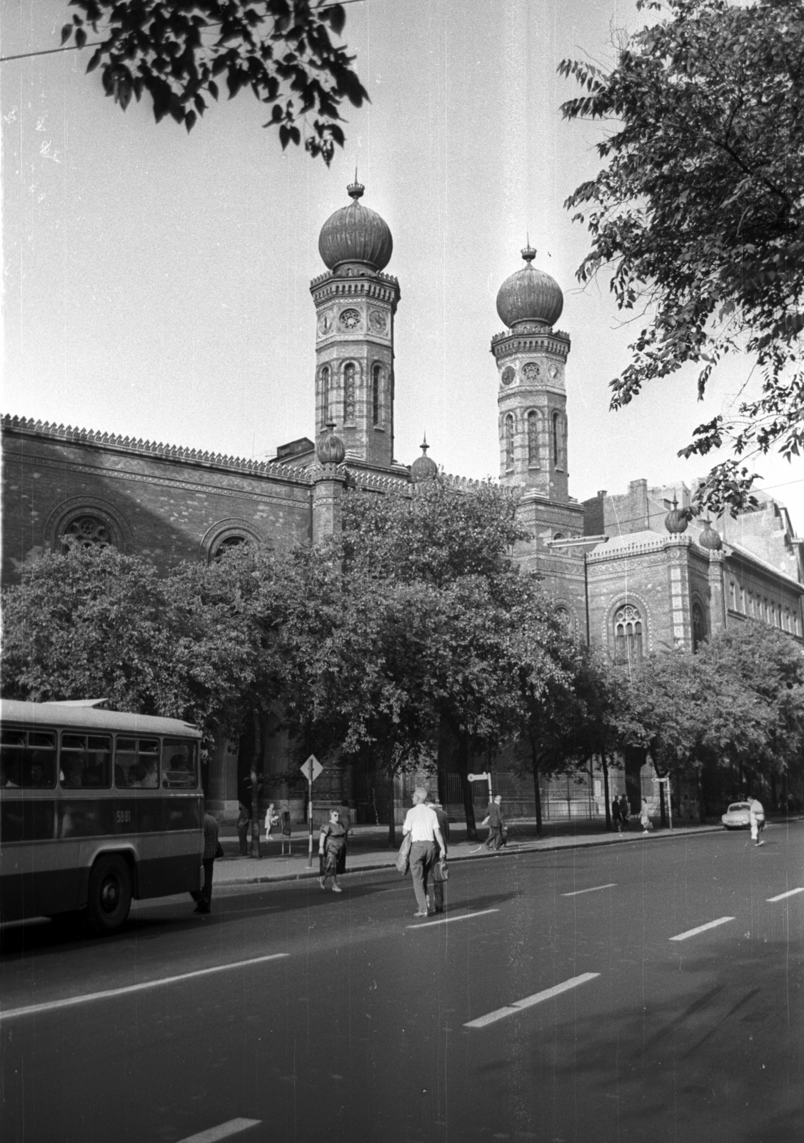 Hungary, Budapest VII., Dohány utcai zsinagóga., 1969, Szepesfalvy Gábor, Budapest, Fortepan #123827