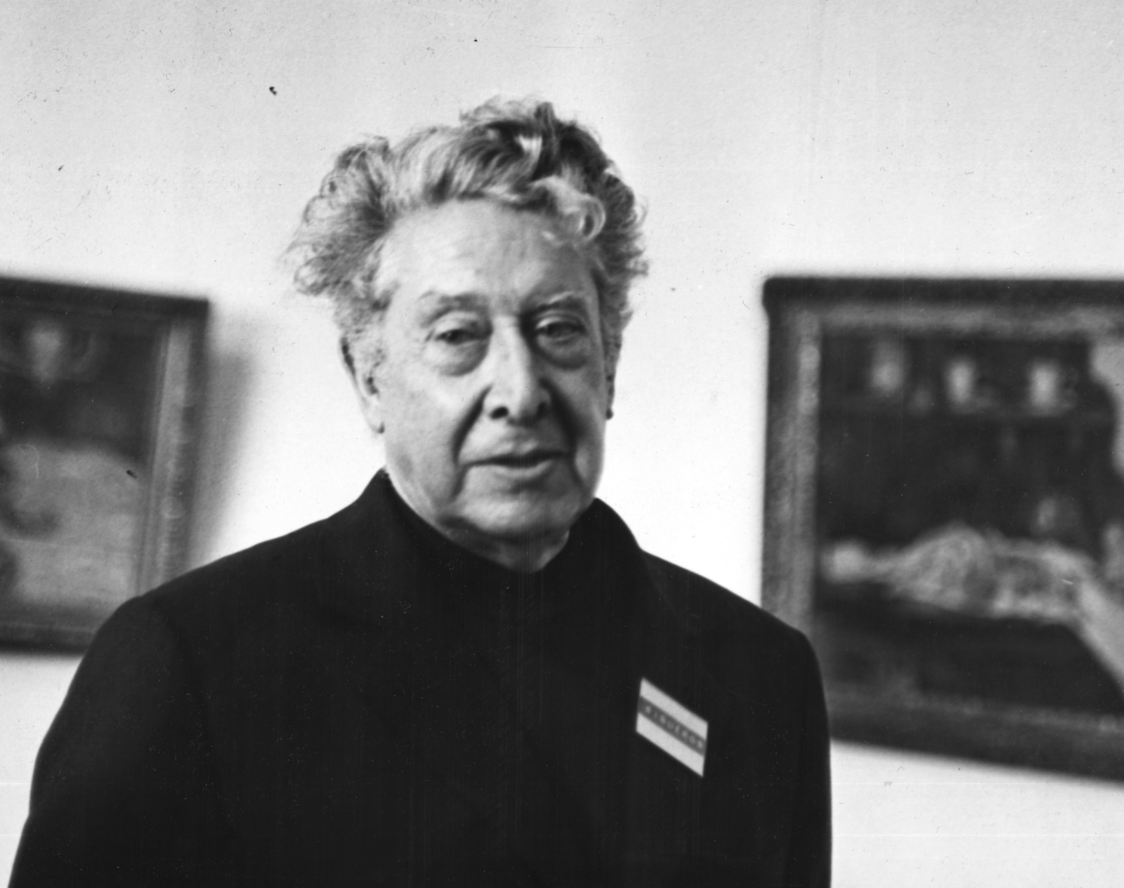 Hungary, Budapest XIV., Hősök tere, Szépművészeti Múzeum. David Alfaro Siqueiros mexikói festőművész., 1966, Aradi Péter, Szenczi Mária, Budapest, Fortepan #124141