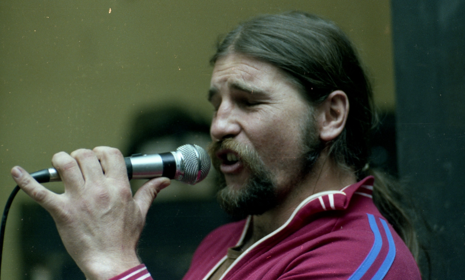 Magyarország, Vikidál Gyula énekes., 1981, Urbán Tamás, színes, hosszúhajú, Fortepan #124221